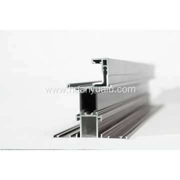 Coating aluminum profiles with silver powder